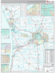Grand Rapids-Wyoming Wall Map Premium Style